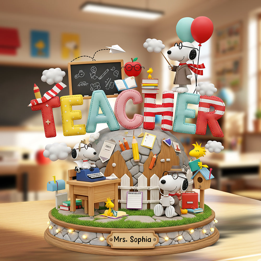 Teacher Plaque - Personalized Gifts For Teacher 02ohqn040625