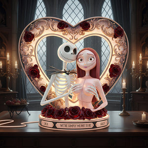 Naughty Spooky Couple Light Box - Personalized Gift For Couples 03OHDT021225