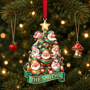 Seven Little Friends Christmas Ornament - Personalized Gifts For Family 01halu190826