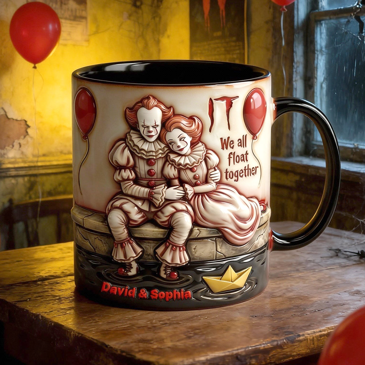 Horror Couple Accent Mug - Personalized Gifts For Couple 02patn270126