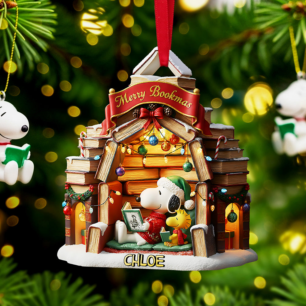 Personalized Gifts For Book Lovers Christmas Ornament 04kita190925