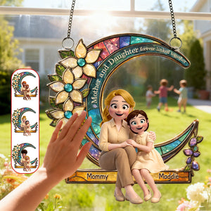 Unbreakable Bond Between Mother & Daughter Suncatcher - Personalized Gifts For Mom 05TOMG270226