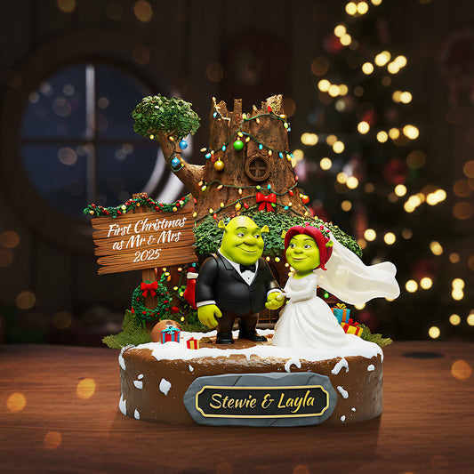 Personalized Christmas Gifts For Newlyweds Plaque 01kita130925