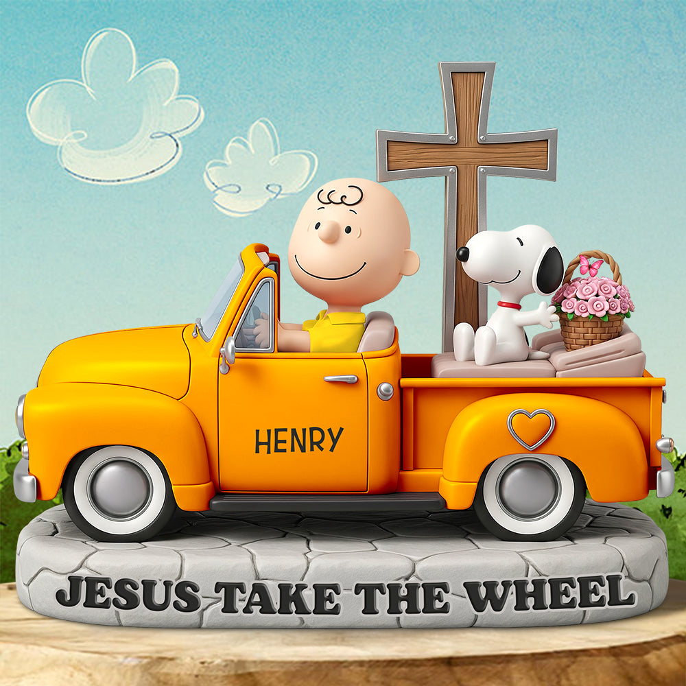 Jesus Take The Wheel Acrylic Plaque Personalized Gifts For Heaven 04NADT270525