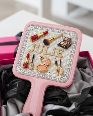Makeup Artist Handheld Mirror - Personalized Gifts For Her 05namg130226