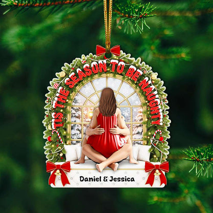 Spicy Couple Ornament - Personalized Christmas Gifts For Couple 04OHLU110825