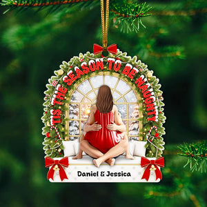 Spicy Couple Ornament - Personalized Christmas Gifts For Couple 04OHLU110825