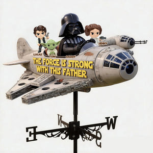 Futuristic Dad Metal Weather Vane - Personalized Gifts For Dads 04OHDT120526-Homacus