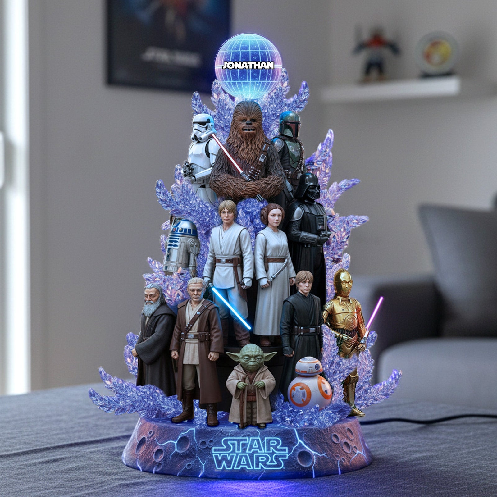 Epic Heroes Acrylic Light Box -  Personalized Gifts 02pamg191125