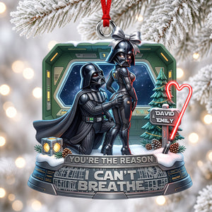 Dark Love Ornament, Personalized Gifts For Couple 04qhdh170926