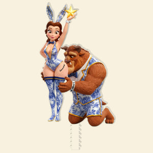 Naughty Couple Christmas Tree Topper - Personalized Gifts For Couple 03ohqn201125