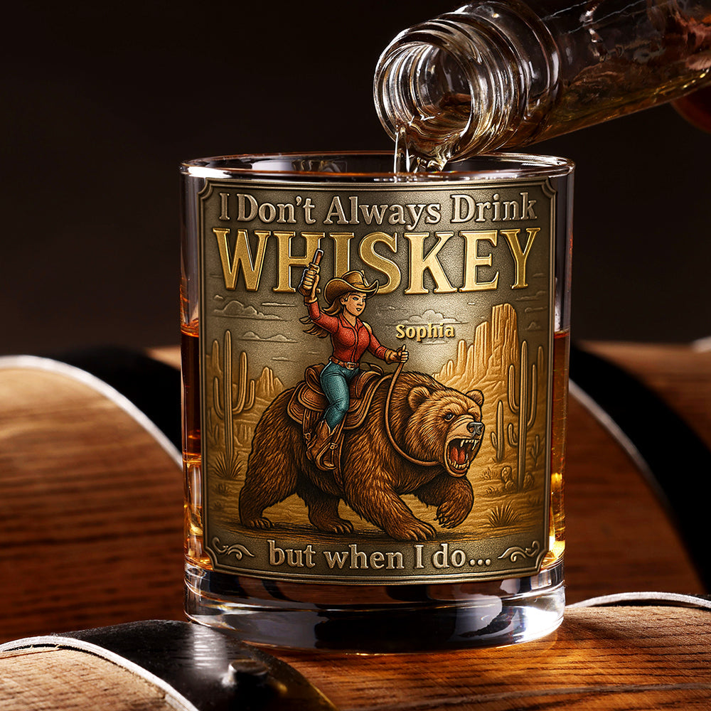 Wild Spirit Round Glass – Personalized Gifts For Cowfolk 02toqn260825