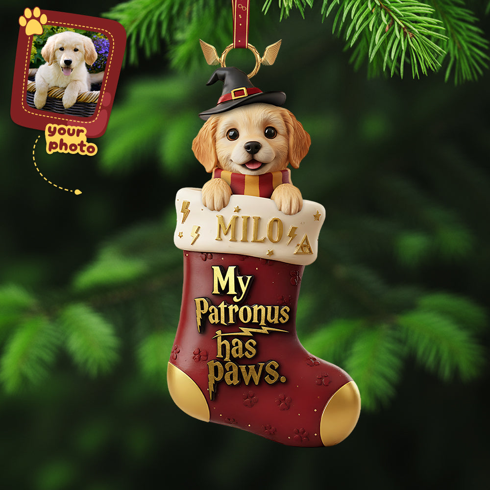 Personalized Gifts For Christmas, Dog Cat Custom Photo Acrylic Ornament 04tota161025