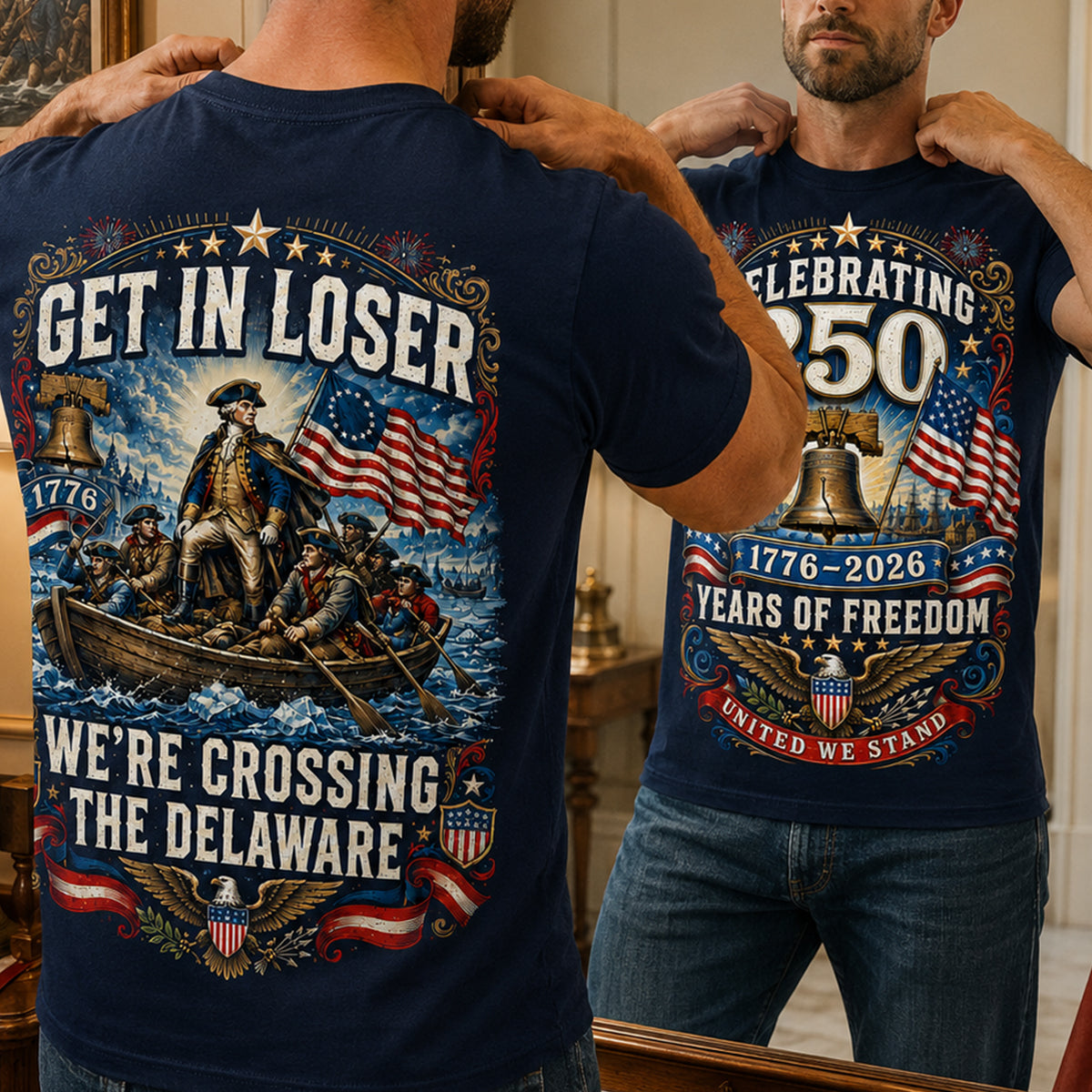 Celebrated America 250th Anniversary Shirt - Personalized Gifts For Patriots 03tydt280526