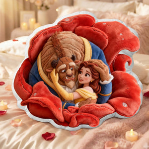 Blooming Love Shaped Pillow - Personalized Gifts For Couple 02QHLU221225
