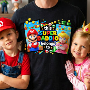 Pixel Adventure Dad 2D Shirt - Personalized Gift For Dads 02NATA130526