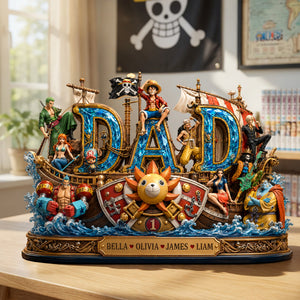Anime Adventure Acrylic Plaque - Personalized Gifts For Dad 05tolu080526