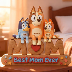 Best Mom Ever Acrylic Plaque - Personalized Gifts For Mother's Day Plaque 04NADT60226