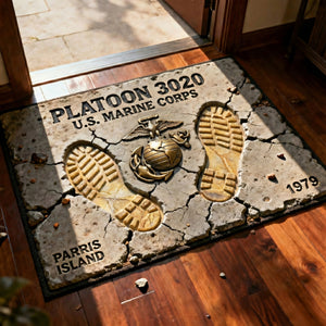 Veteran Legacy Shaped Doormat - Personalized Gifts For Veteran 06TGLU260126