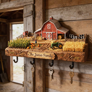 Farming Acrylic Key Hanger - Personalized Gifts For Farmers 04kita181225