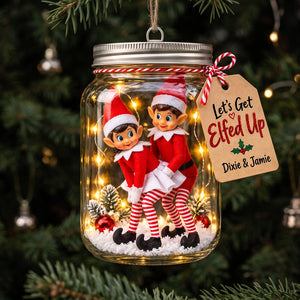 Cheeky Couple Christmas Ornament - Personalized Gifts For Couple 07huta211026