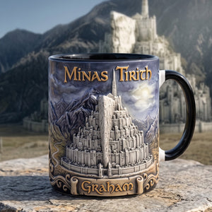 Mystical Realm Map Coffee Mug - Personalized Gift For Fantasy Lovers 01HUTN220826