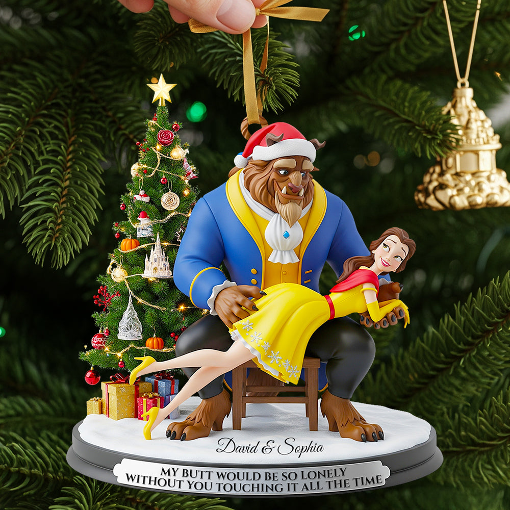 Funny Fairytale Ornament Christmas Personalized Gifts For Couple 03NADT090925