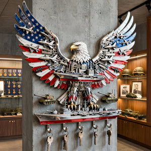 Armed Eagle Key Hanger – Personalized Gift For Veterans & Patriots 04qhtn280126