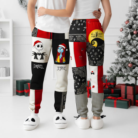 Personalized Gifts For Couple Christmas Sweatpants 02kilu110925