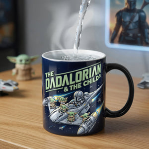 Space Hero Dad Magic Mug - Personalized Gifts For Dad 03NADH300426-Homacus