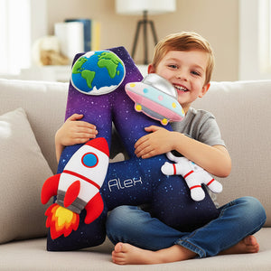 Space Alphabet Custom Shaped Pillow Personalized Gifts 01hyta151125