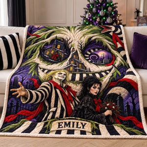 Gothic-Style Charismatic Ghost Blanket - Personalized Christmas Gifts 06hatn261026
