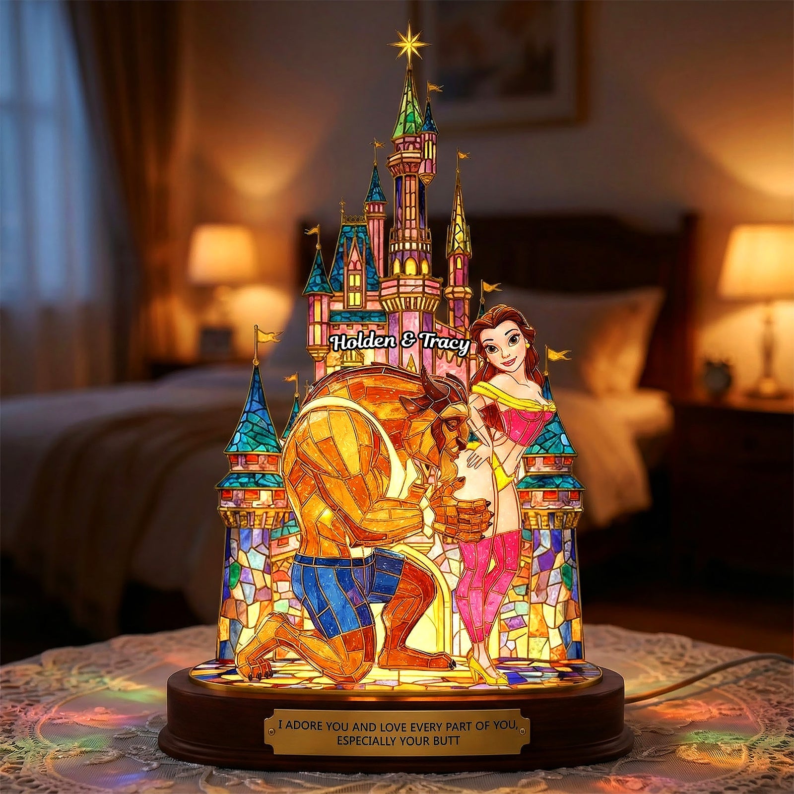 Fairytale Couple Light Box, Personalized Gifts For Couple 04OHMG021225