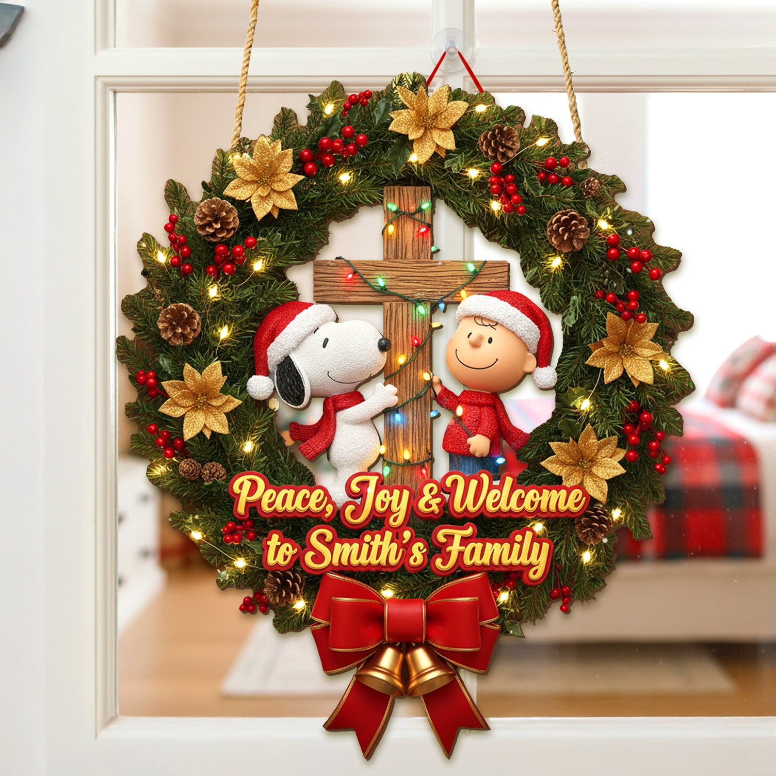 Personalized Christmas Gifts For Christian Family Wood Sign 06hymg281025