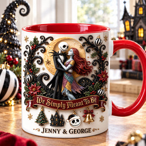 Simply Christmas Couple Coffee Mug - Personalized Gifts For Couple 02PALU191026