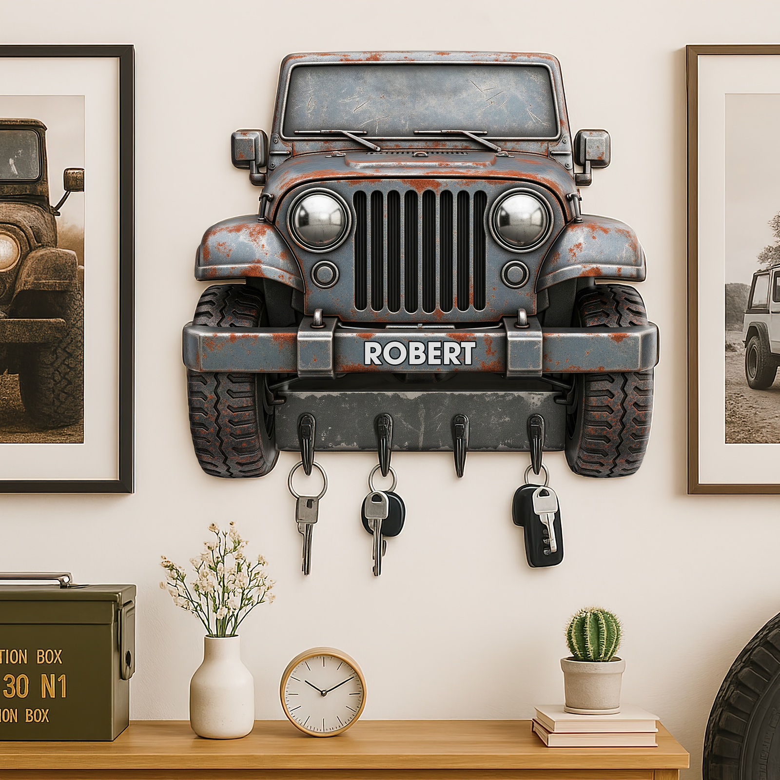 Off Road Car Key Hanger - Personalized Gifts For Off Road Lovers 01ohpu270625