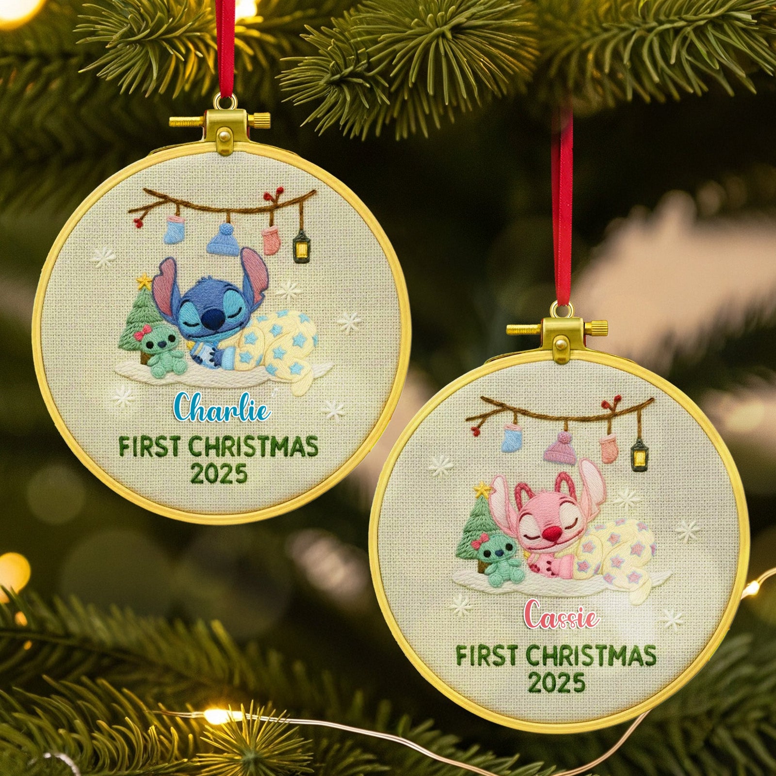 Baby First Christmas Acrylic Ornament - Personalized Gifts For Kids 05tomg171125