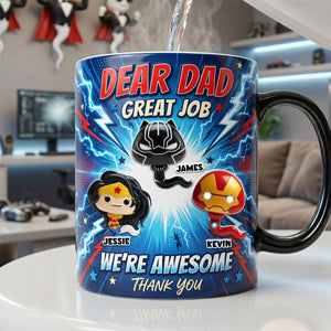Powerful Dad Magic Coffee Mug - Personalized Gifts For Dads 03HUTA190526