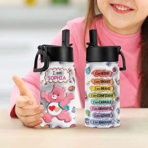 Personalized Gifts For Kid Tumbler, Animal Goes To School 02NAPU180724-Homacus