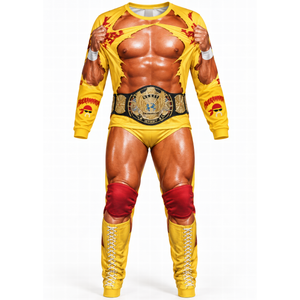 Funny Muscle Illusion Pajamas – Personalized Gift for Wrestlers 04QHQN290926
