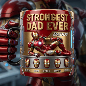 Strongest Dad Ever Magic Coffee Mug - Personalized Gifts For Dads 03TYLU300426