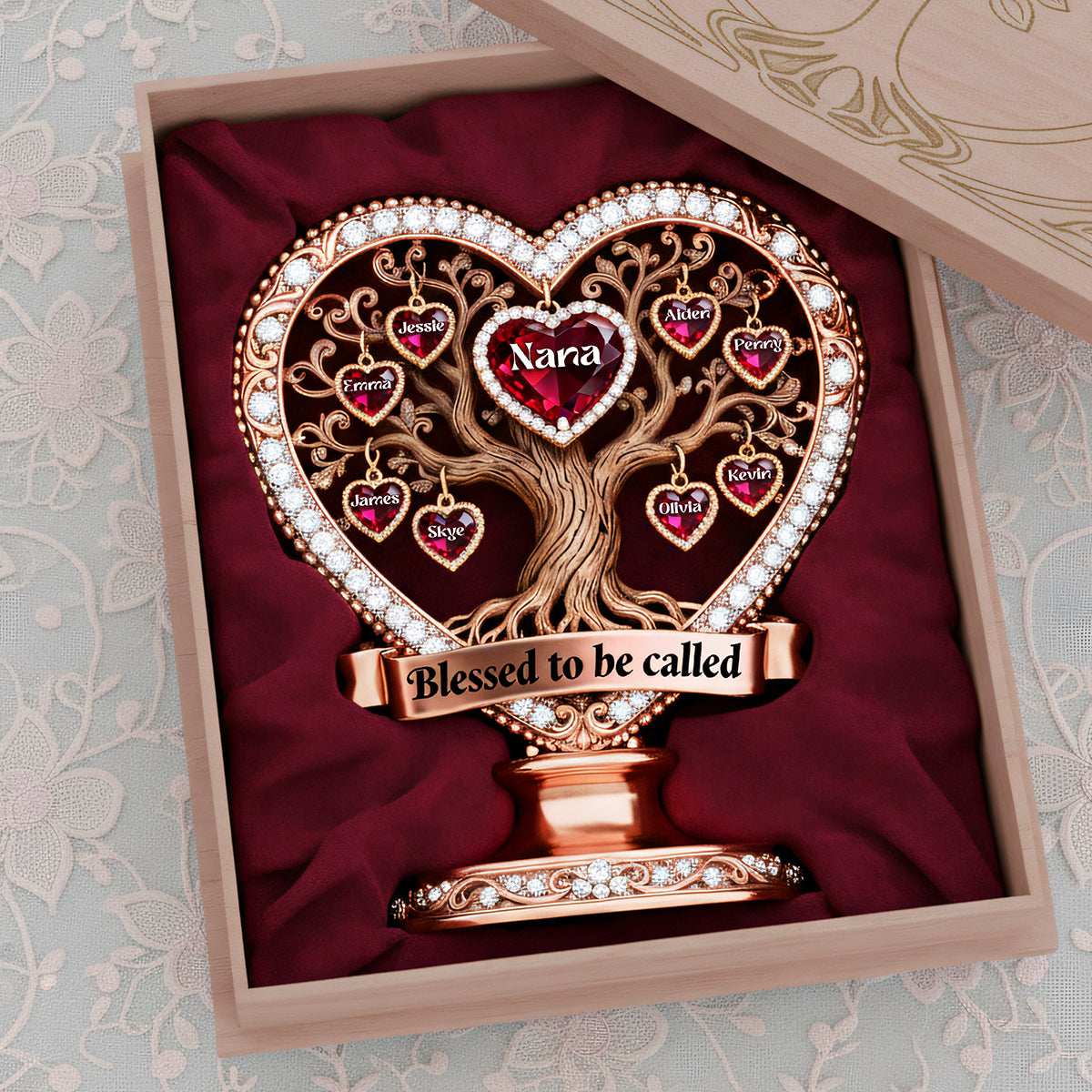 Grandma's Tree Acrylic Plaque - Personalized Gifts For Grandma 02kita26026
