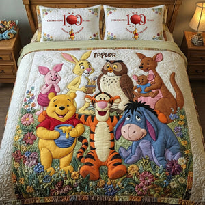 Century Celebration Cute Quilt Bed Set - Personalized Gifts 02QHLU170126