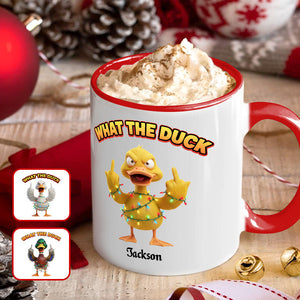 Funny Holiday Duck Coffee Mug – Personalized Gifts For Duck Lovers 03namg031125