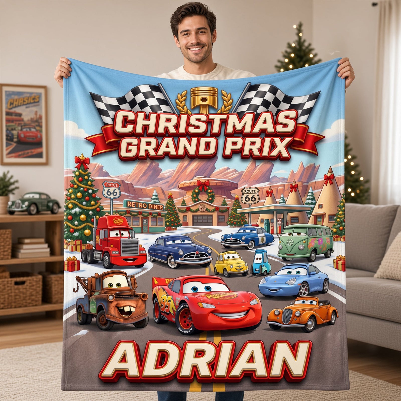 Grand Prix Racing Blanket - Personalized Gift For Racing Lovers 05TYLU211026