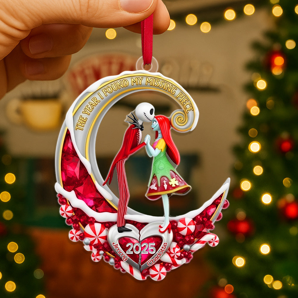 Personalized Gifts For Christmas, couple acrylic ornament 04tgmh150825-Homacus