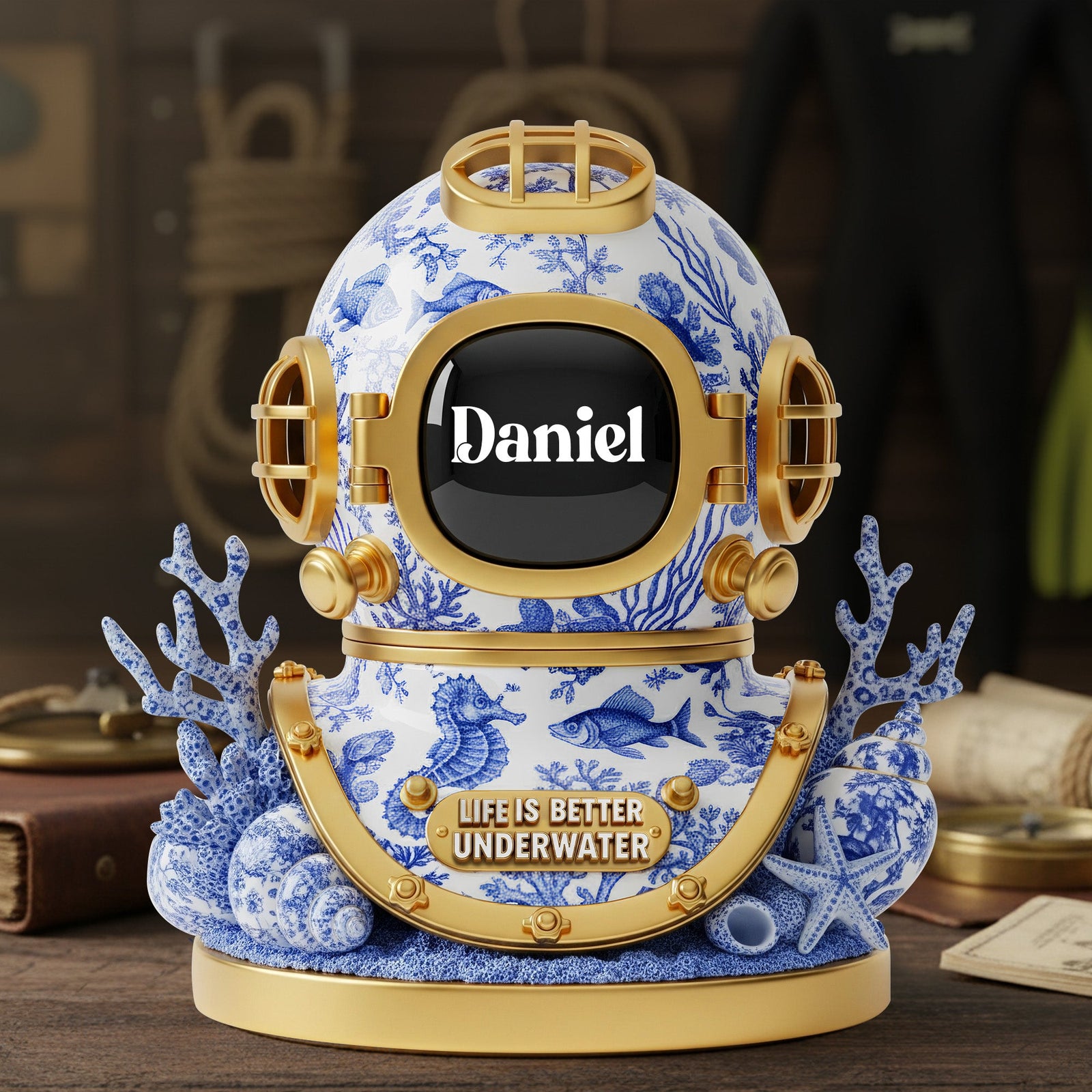 Dive Into Adventure Acrylic Plaque - Personalized Christmas Gifts For Scuba Divers 03PGLU200925