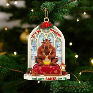 Personalized Funny Gifts For Couple Christmas Ornament 03natn110925