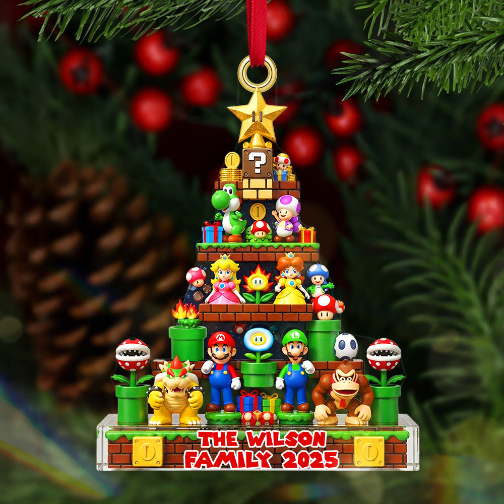 Personalized Gifts For Family, Christmas Family Acrylic Ornament 02tomg130925