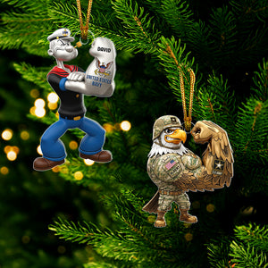 Military Christmas Ornament - Personalized Gifts For Veteran 02naqn060825